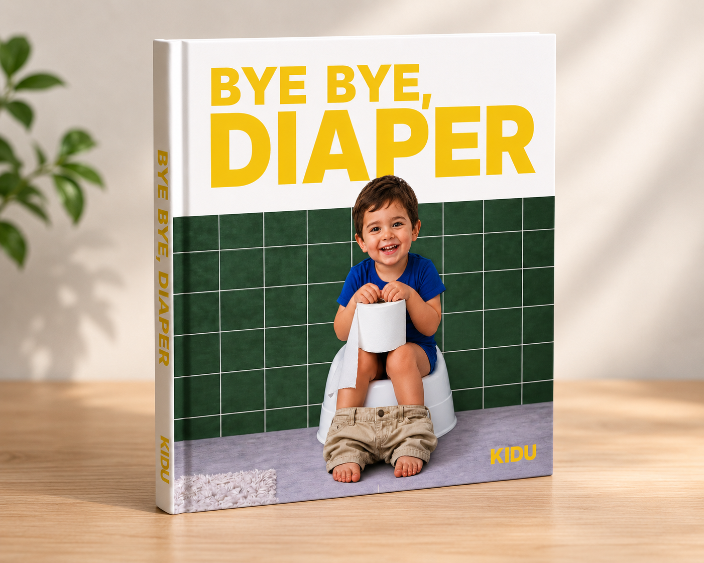 Bye Bye, Diaper Matteo Edition potty training book for boys