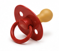 Red pacifier